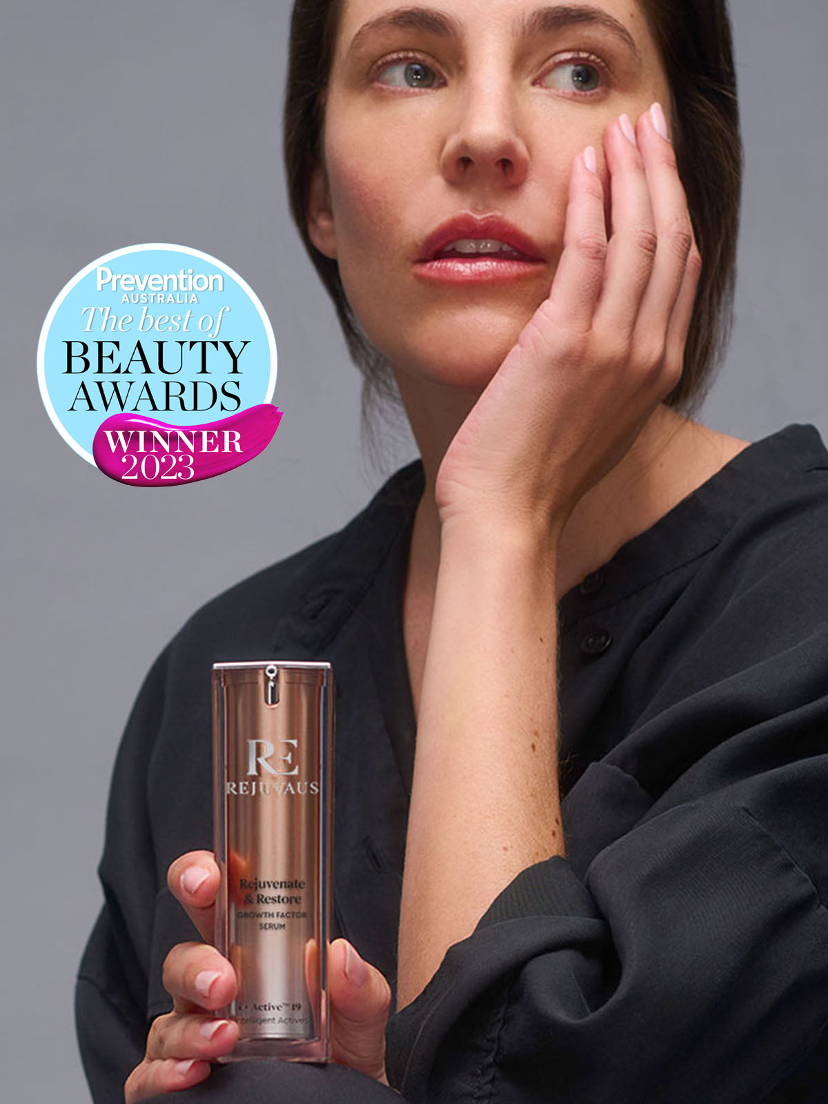 award winning growth factor serum